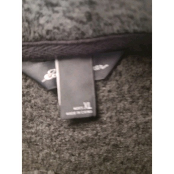 Eddie Bauer Men Pre-Ownened XL Radiator Fleece Snap Mock Neck Pullover Sweater - Picture 3 of 5